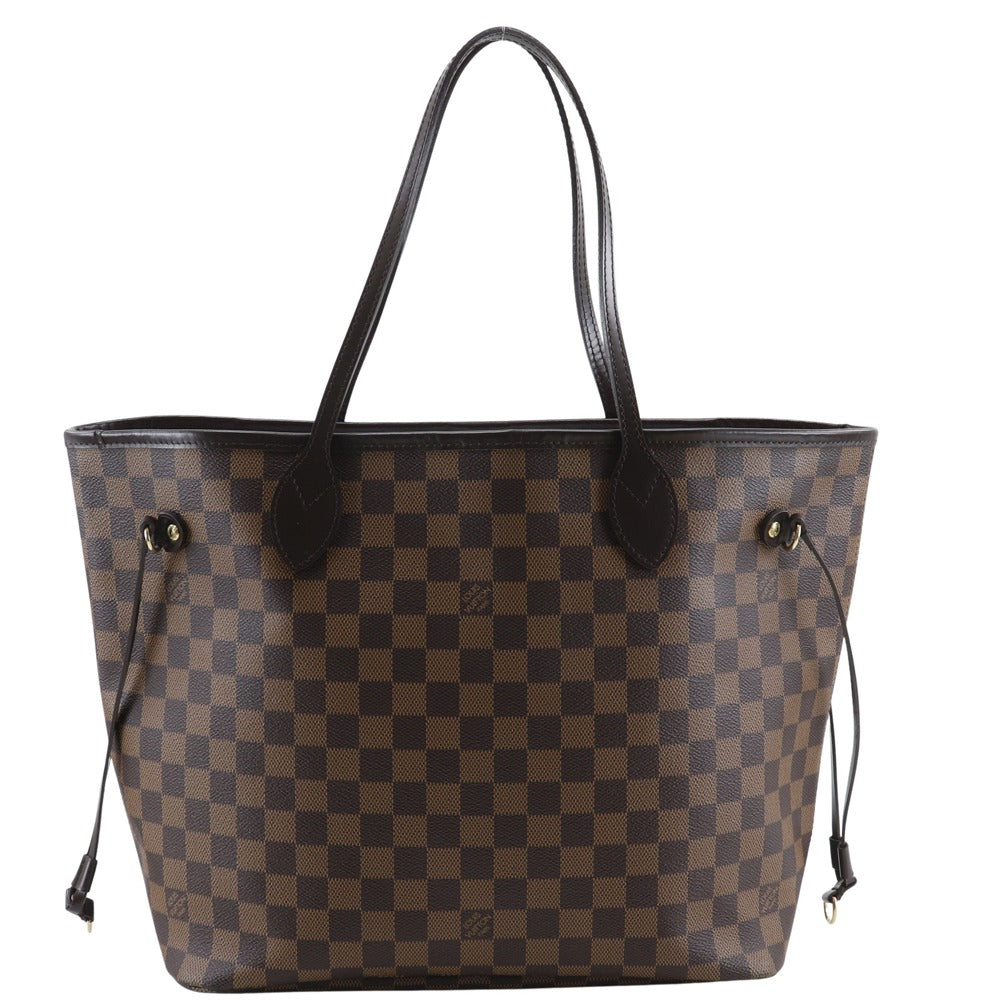 Louis Vuitton Neverfull MM Damier Canvas Tote Bag