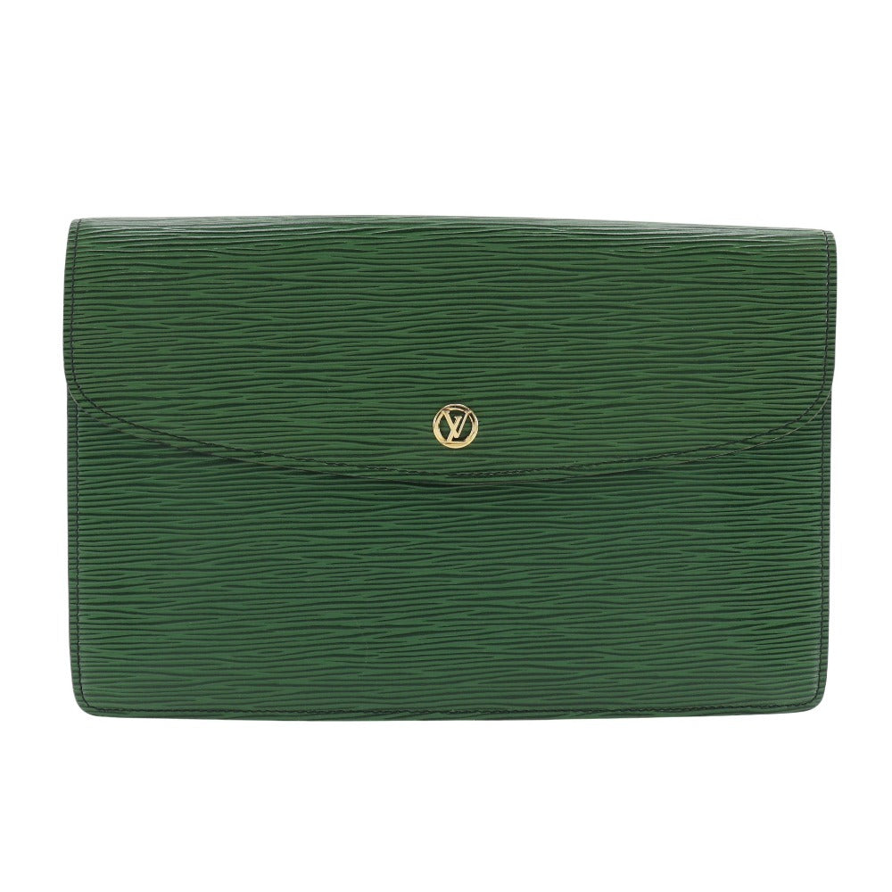 Louis Vuitton Montaigne27 Epi Leather Clutch Bag