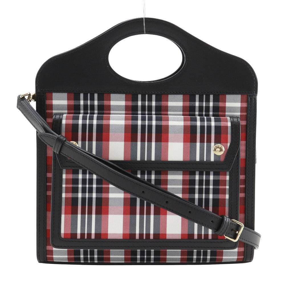 Burberry Mini Pocket Bag Calf Nylon 2way Bag