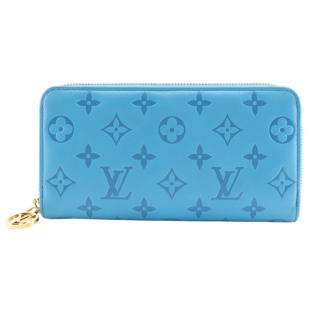 Louis Vuitton Zippy Wallet Monogram Embossed Long Wallet