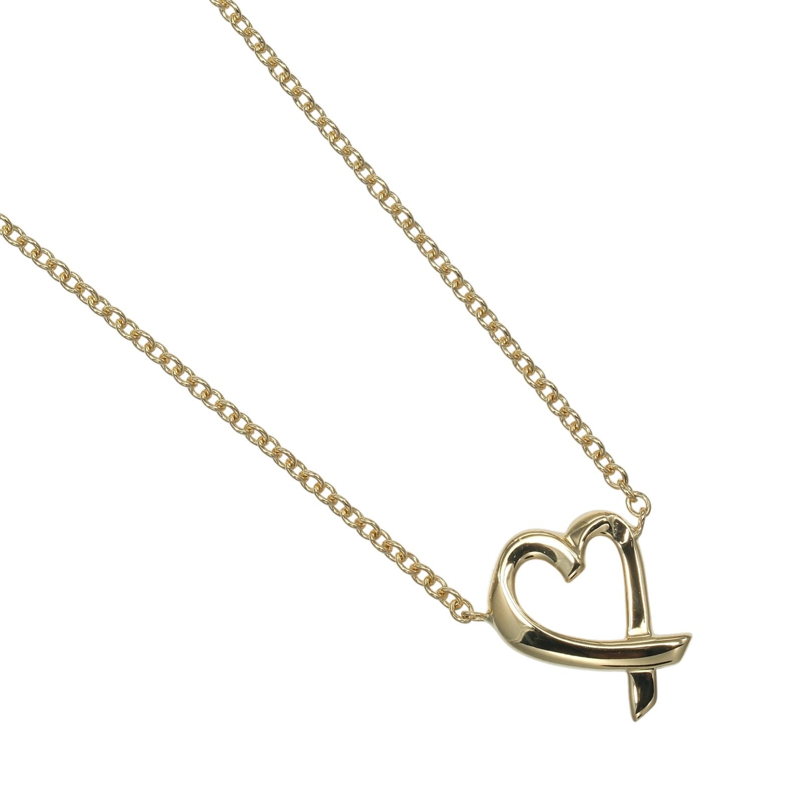 TIFFANY&Co. Loving Heart Au750 Necklace