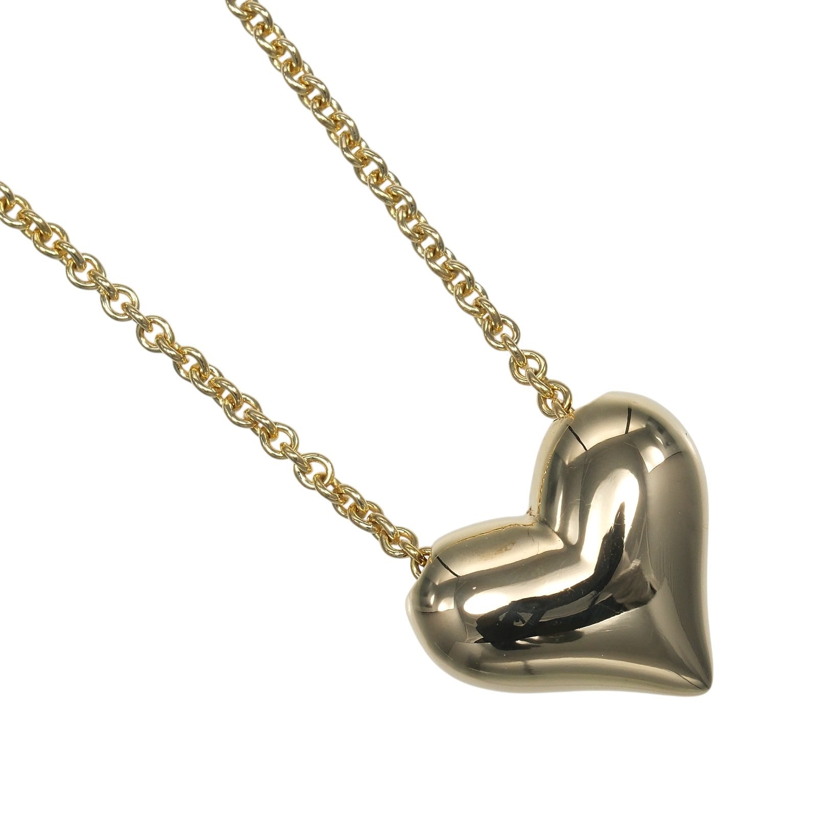 Tiffany & Co. Pinched Heart Au750 Necklace