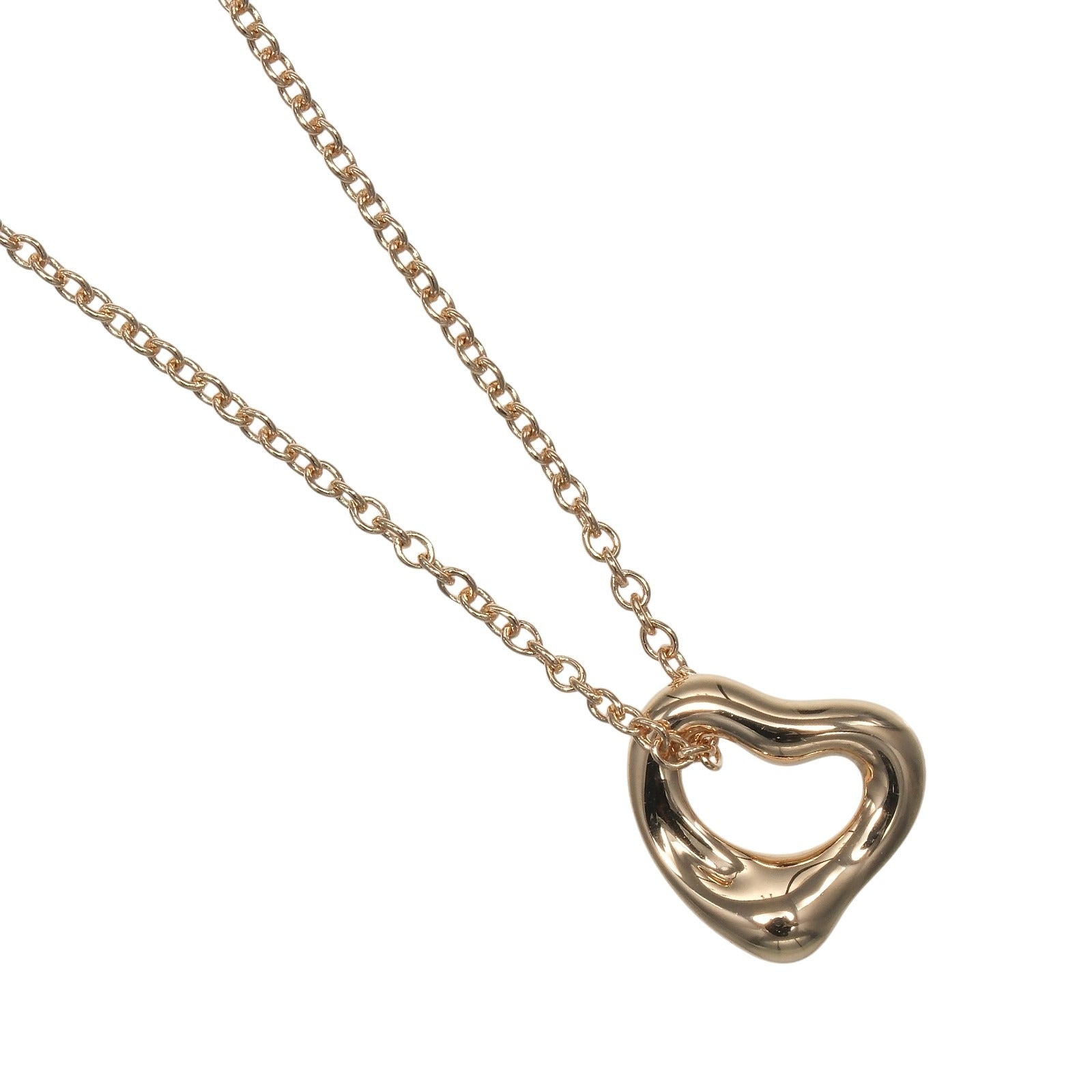 Tiffany&Co. Open Heart Au750 Necklace