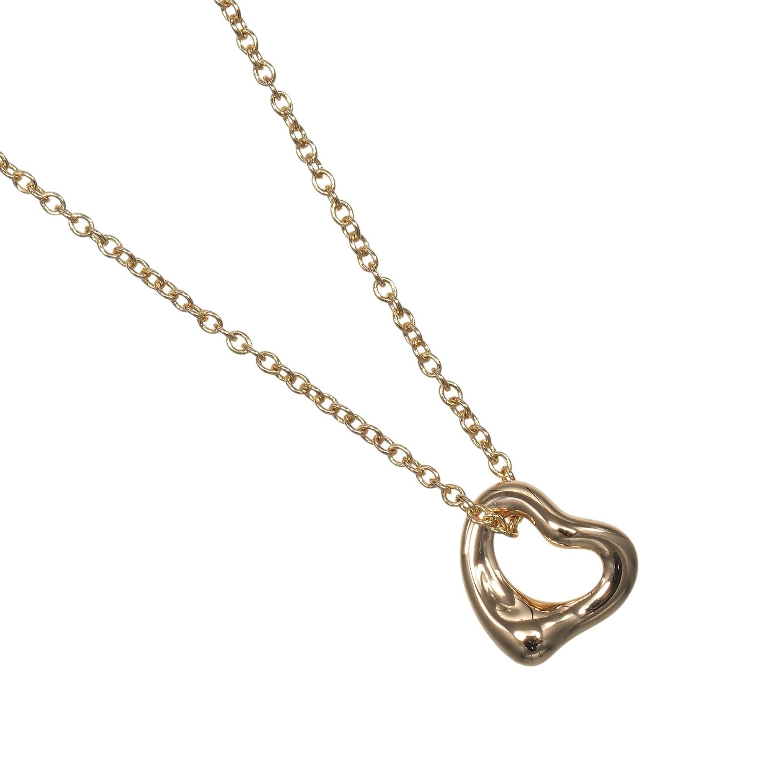 Tiffany&Co. Open Heart Au750 Necklace