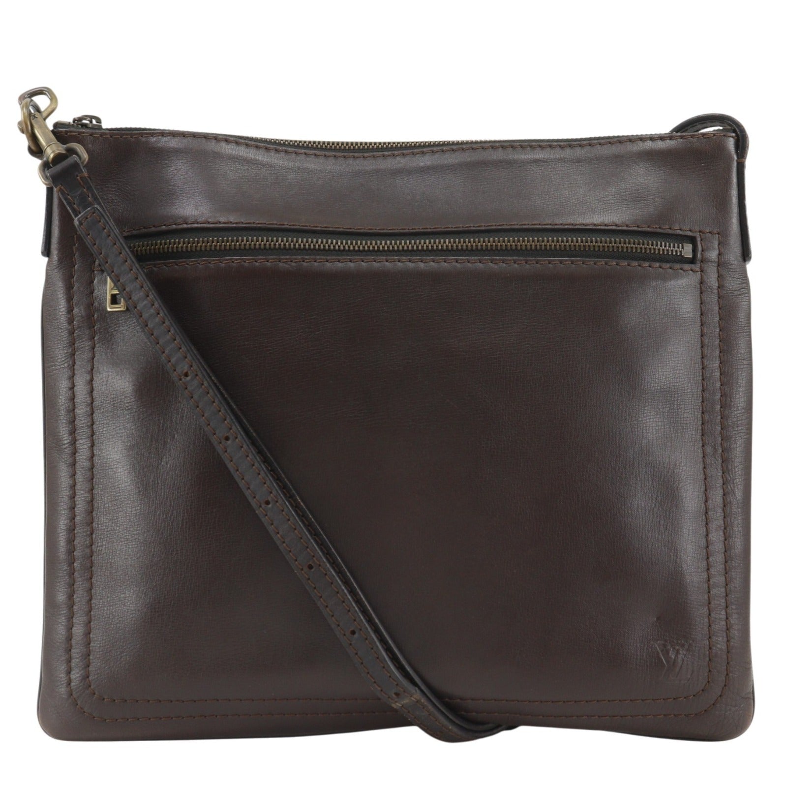 Louis Vuitton Pochette Chauny MM Leather Shoulder Bag