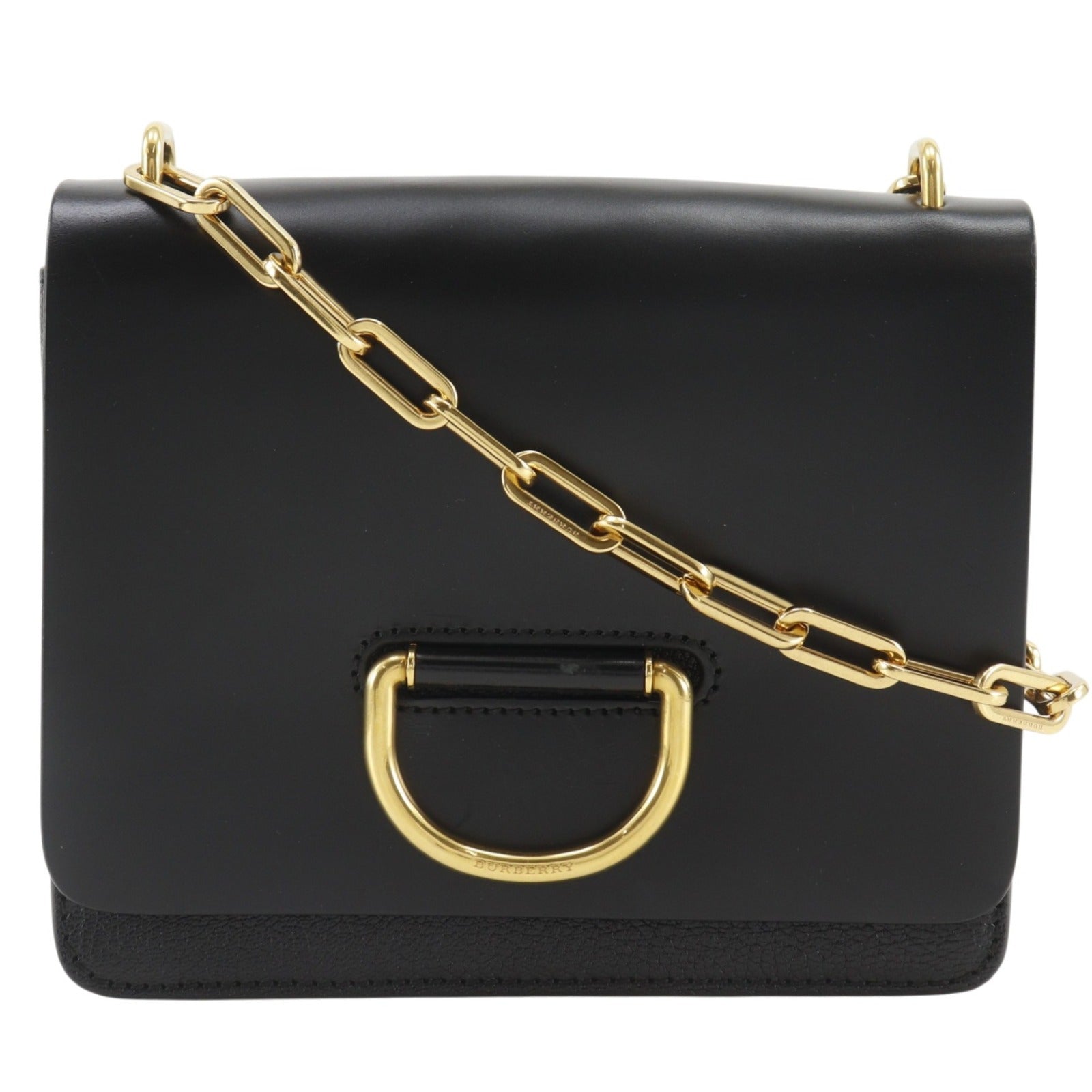 Burberry D Ring Calf Shoulder Bag