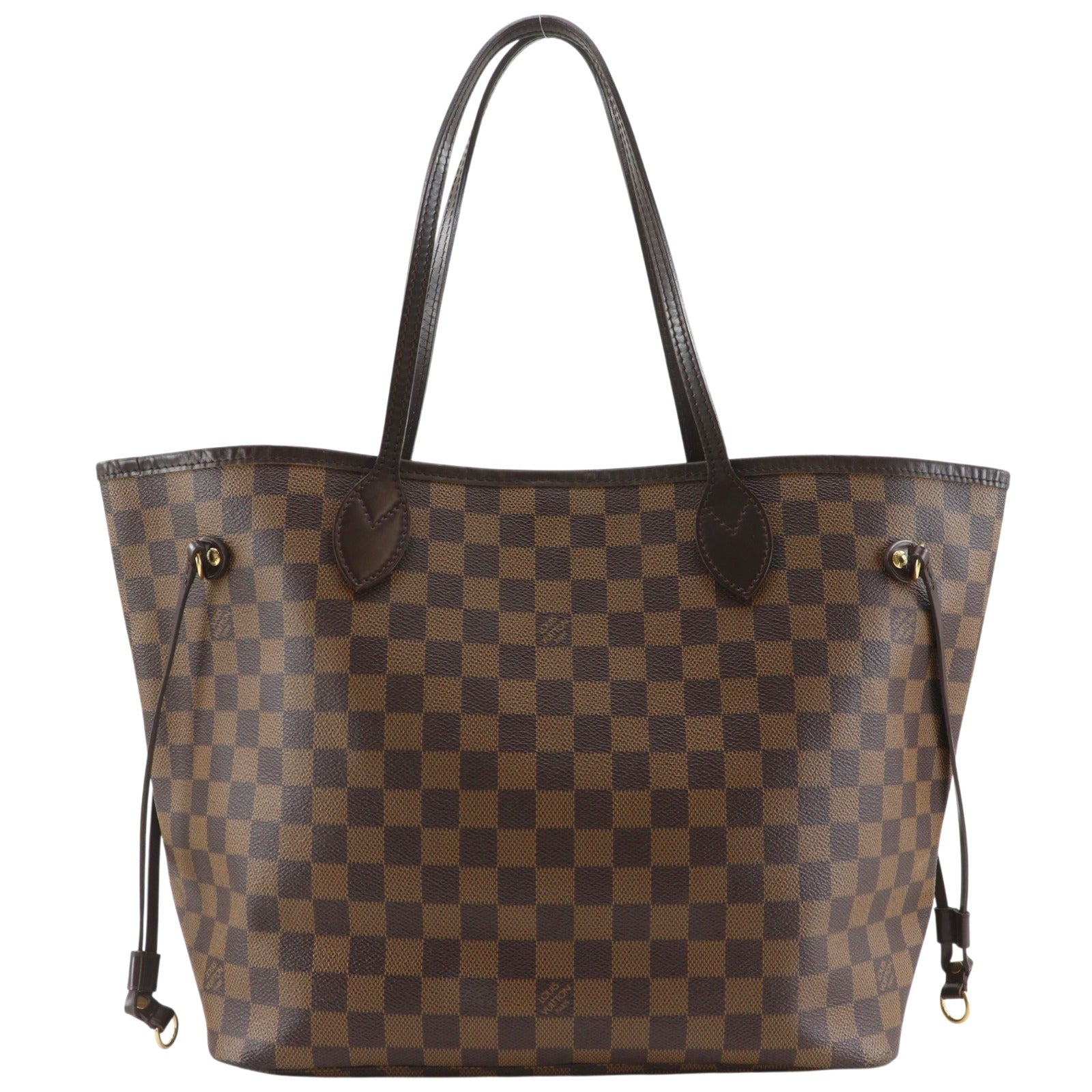 Louis Vuitton Neverfull MM Damier Canvas Tote Bag