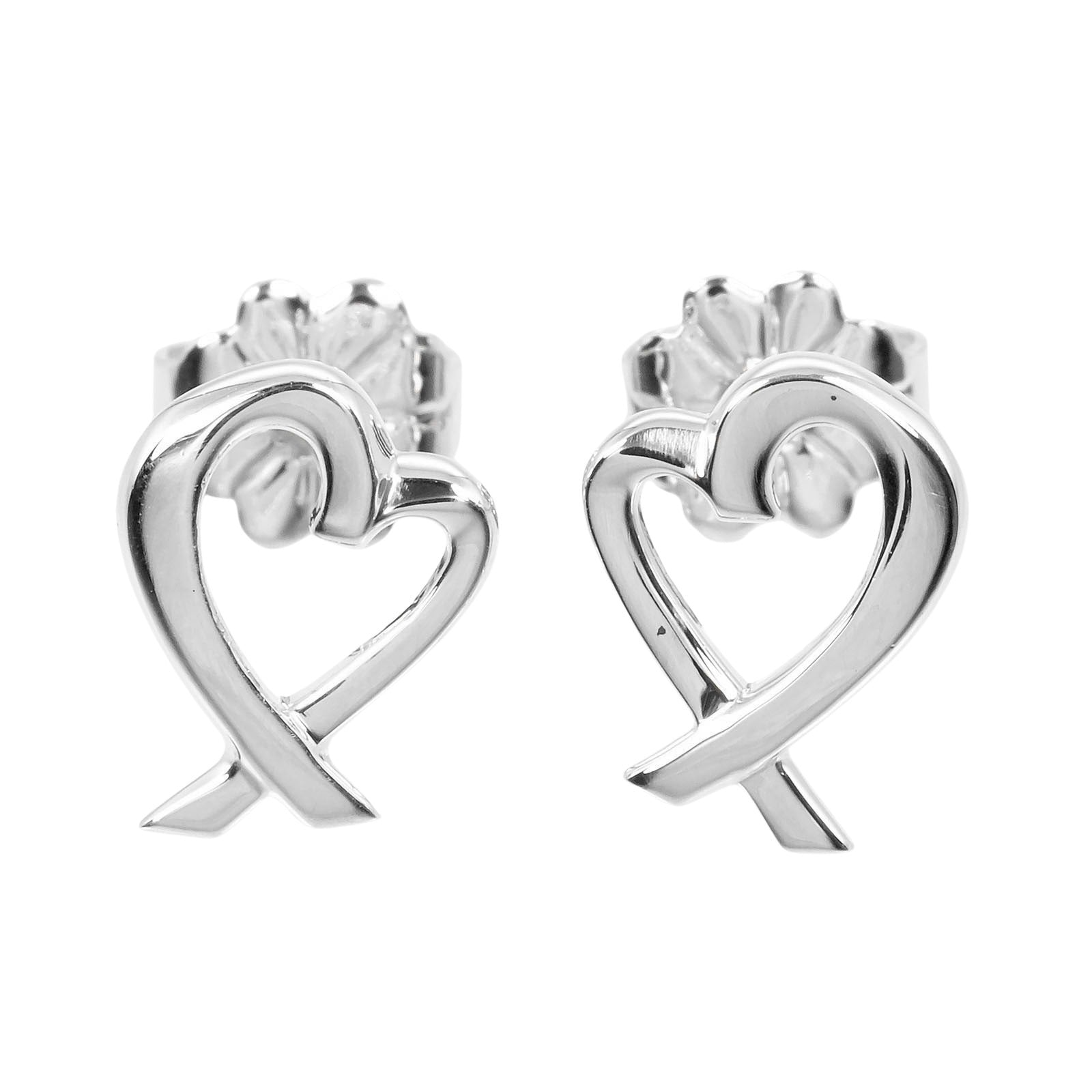 Tiffany & Co. Loving Heart Silver 925 Earrings