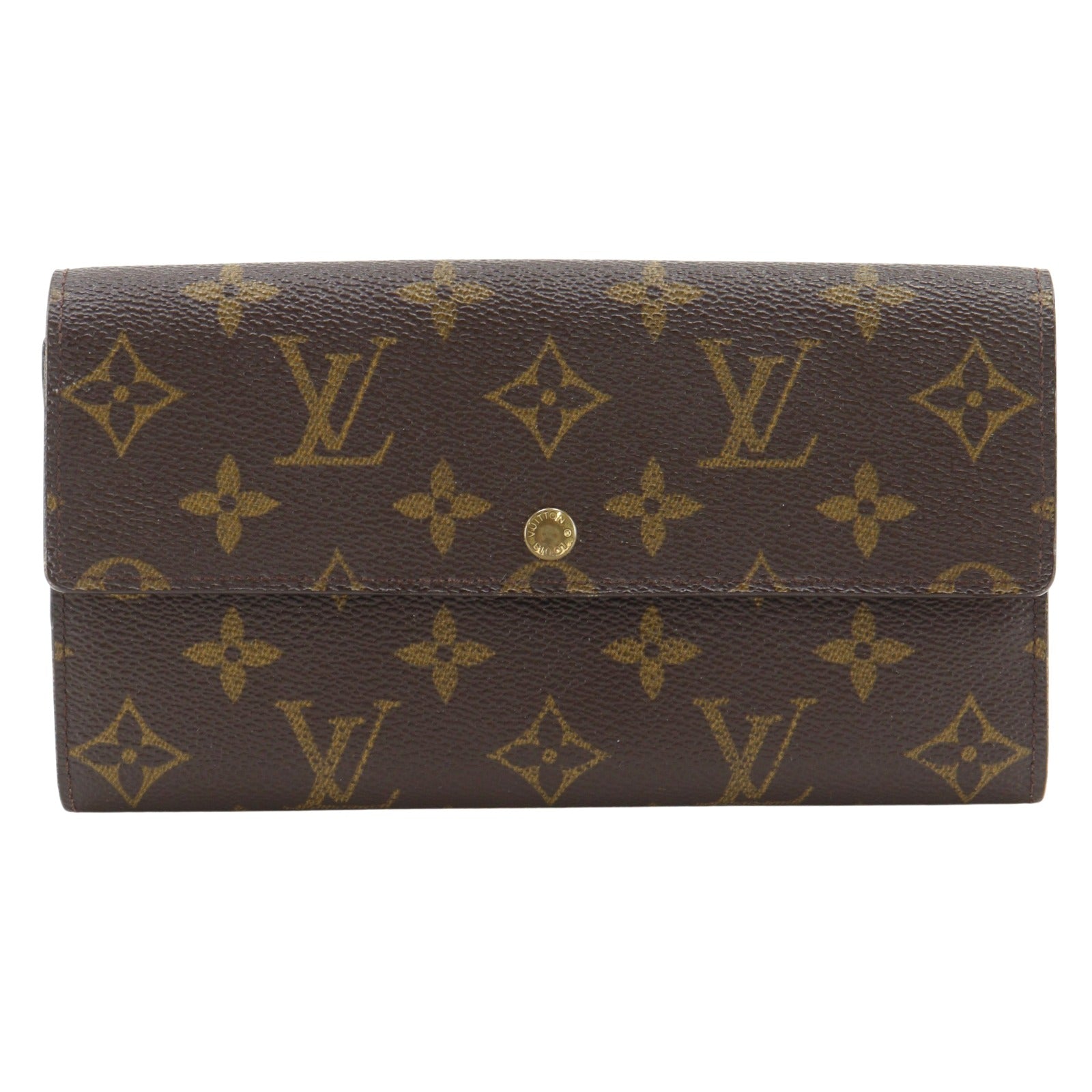Louis Vuitton Pochette Porte Monnaie Credit Monogram Long Wallet