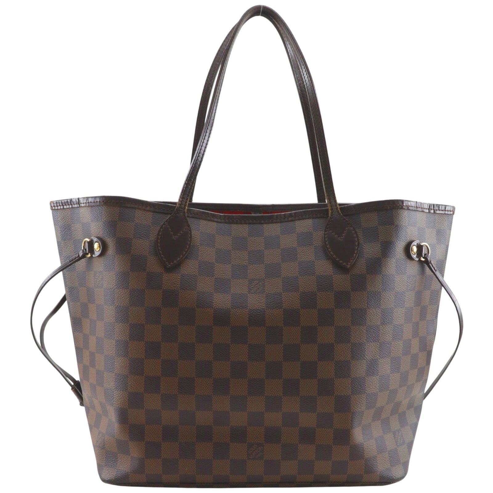 Louis Vuitton Neverfull MM Damier Canvas Tote Bag