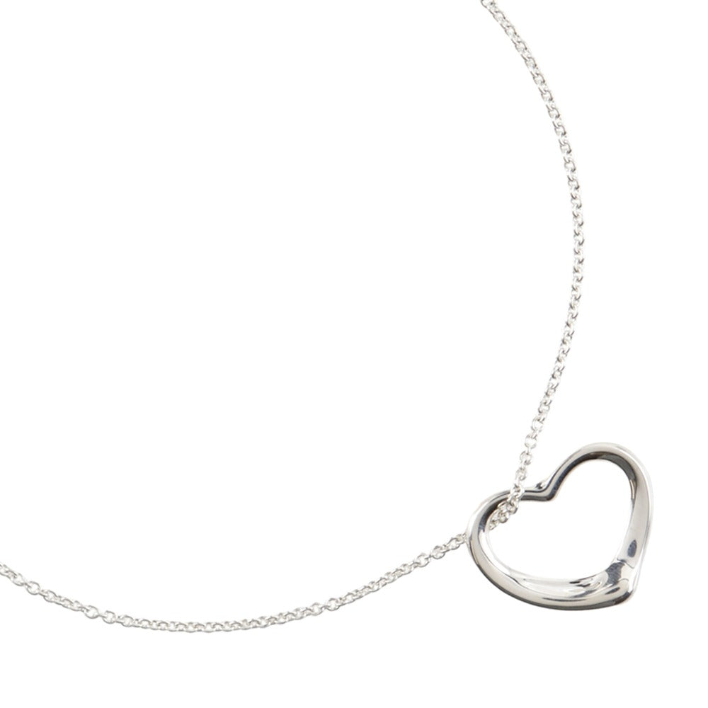 Tiffany Open Heart Elsa Peretti Silver 925 Necklace
