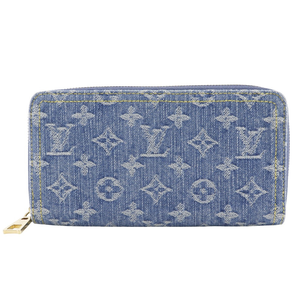 Louis Vuitton Zippy Wallet Monogram Denim Long Wallet