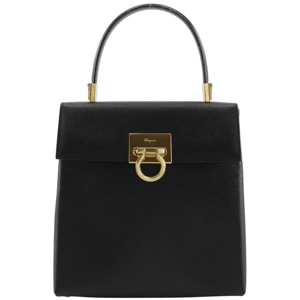 Salvatore Ferragamo Gancini Leather Handbag