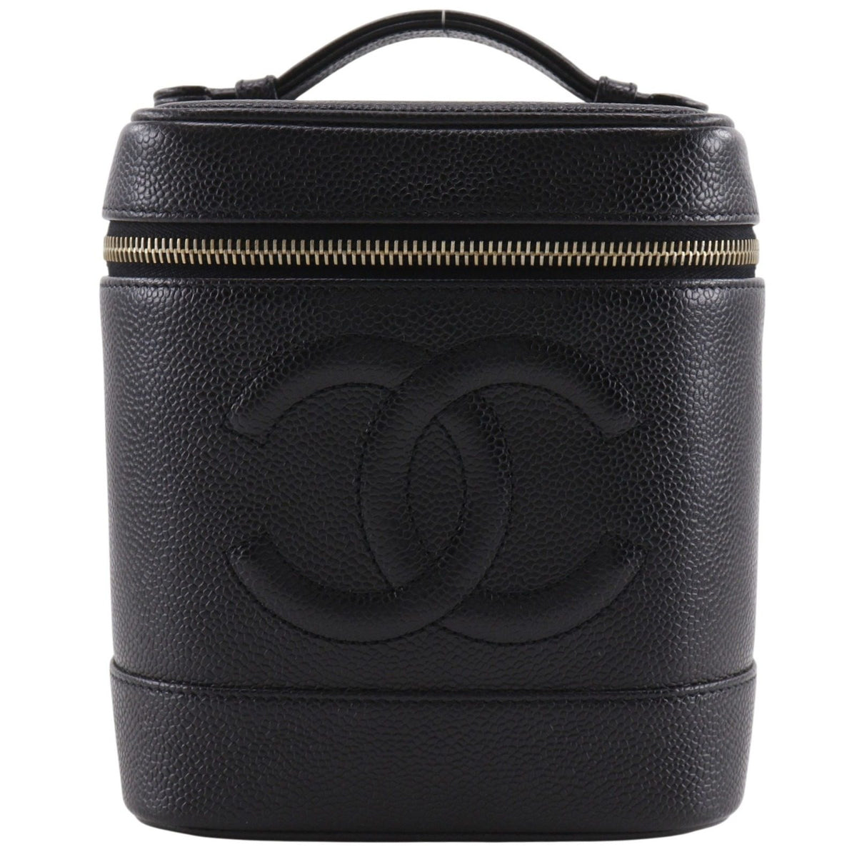 Chanel Coco Mark Leather Handbag