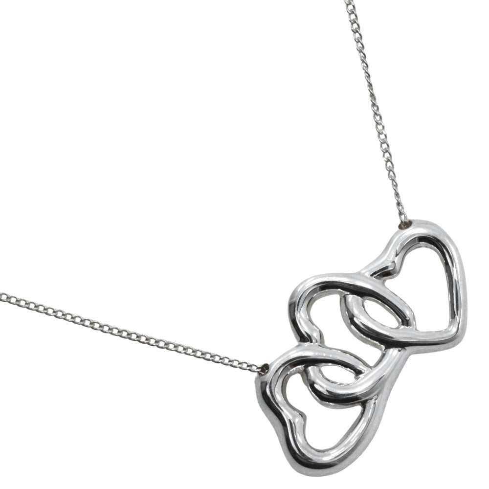 Tiffany Triple Heart Silver 925 Necklace