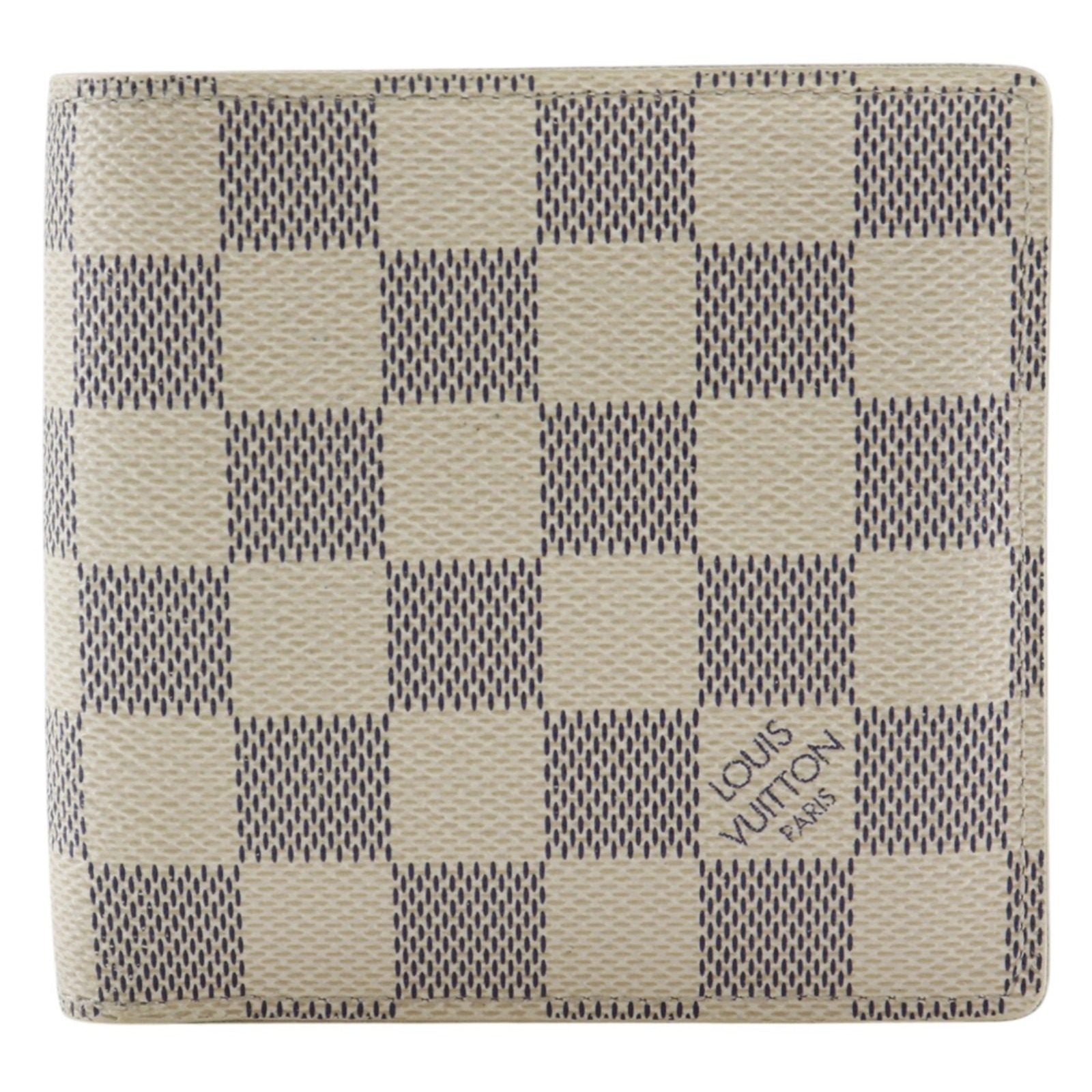 Louis Vuitton Portefeuille Marco Damier Azur wallet