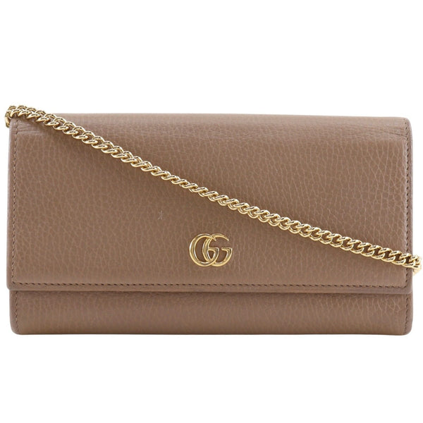 Gucci GG Marmont Calf Chain Wallet