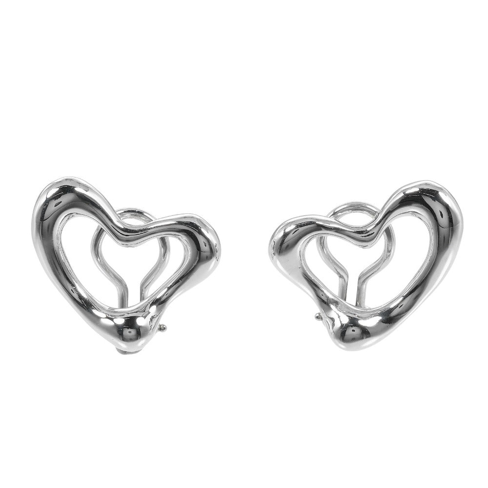 Tiffany Open Heart Silver 925 Earrings