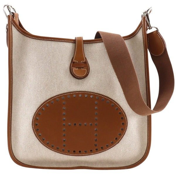 Hermes Evelyne1 PM Toile H shoulder bag