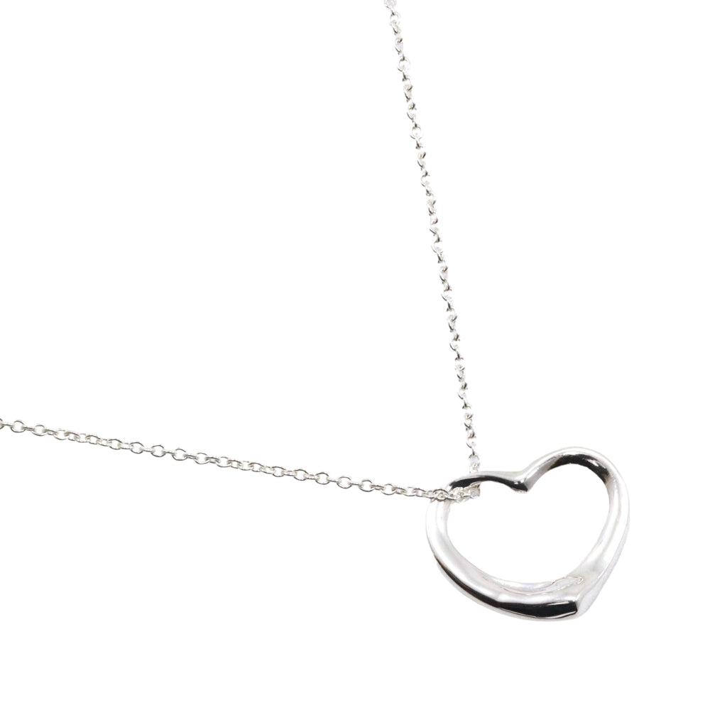 Tiffany Open Heart Elsa Peretti Silver 925 Necklace