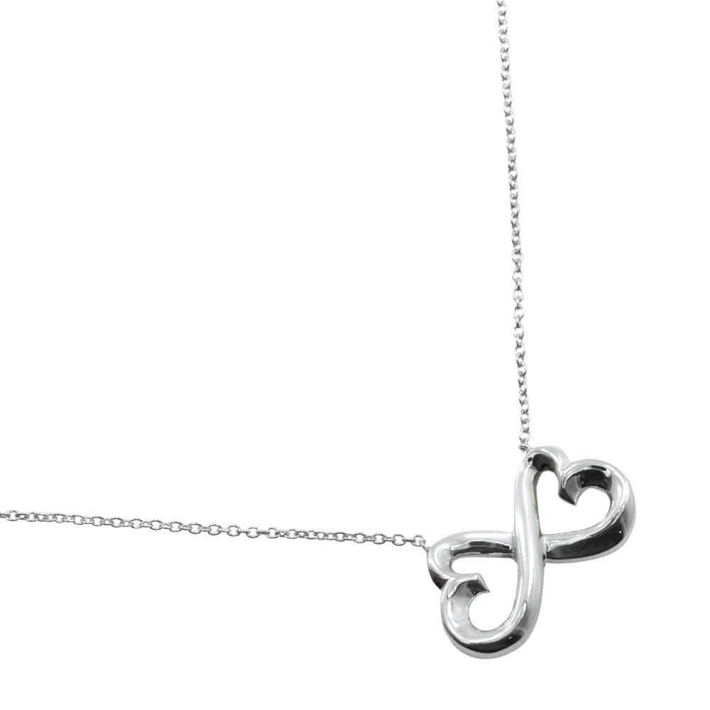 Tiffany Double Loving Heart Paloma Picasso Silver 925 Necklace