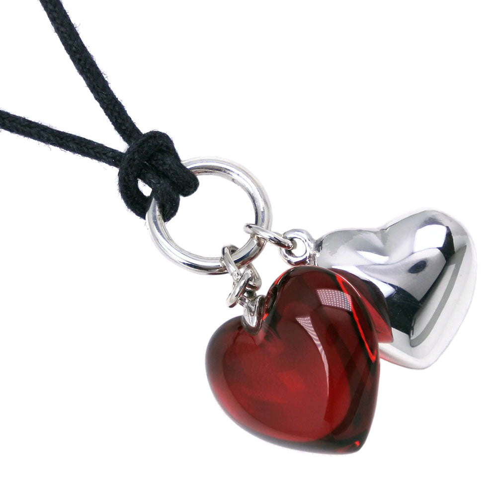 Baccarat Double Heart Silver 925 Necklace