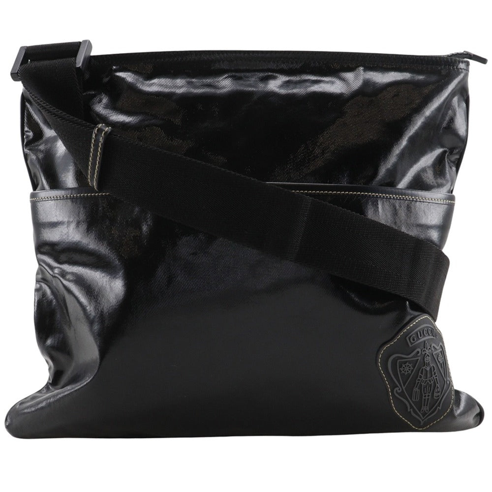 Gucci Crest Emblem PVC Shoulder Bag