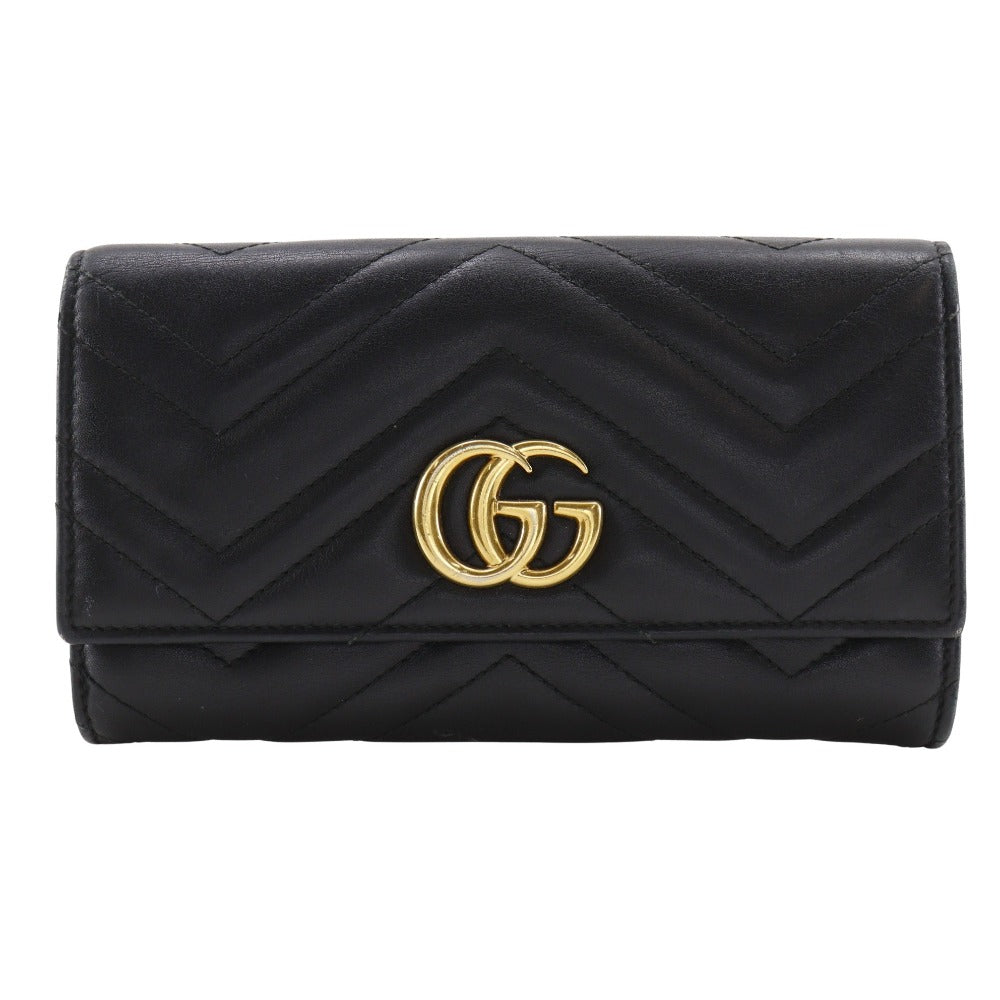 Gucci GG Marmont Calf Long Wallet