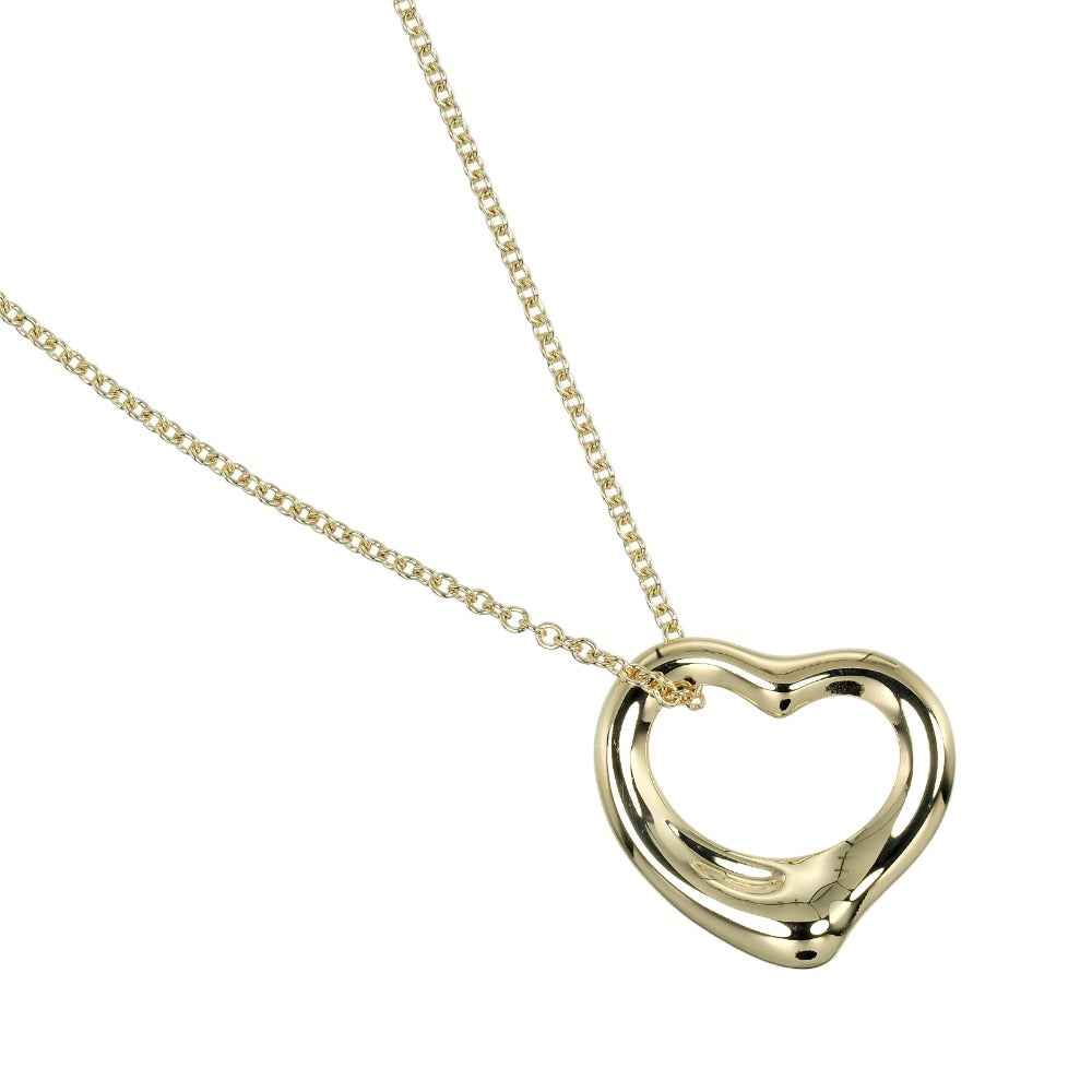 TIFFANY&Co. Open Heart Au750 Necklace