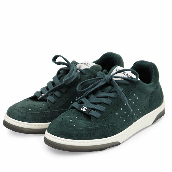 Chanel Suede Sneakers