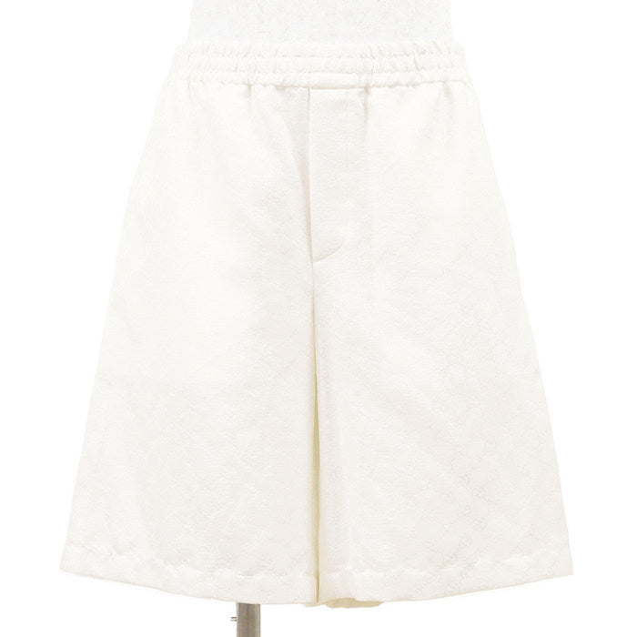 Gucci GG Supreme Linen Blend Shorts