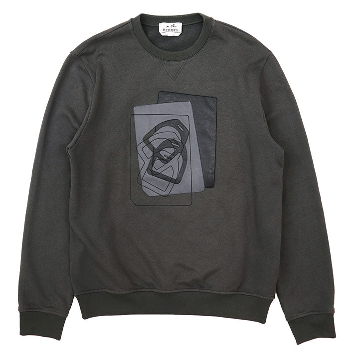 Hermes Lambskin Cotton Sweatshirt