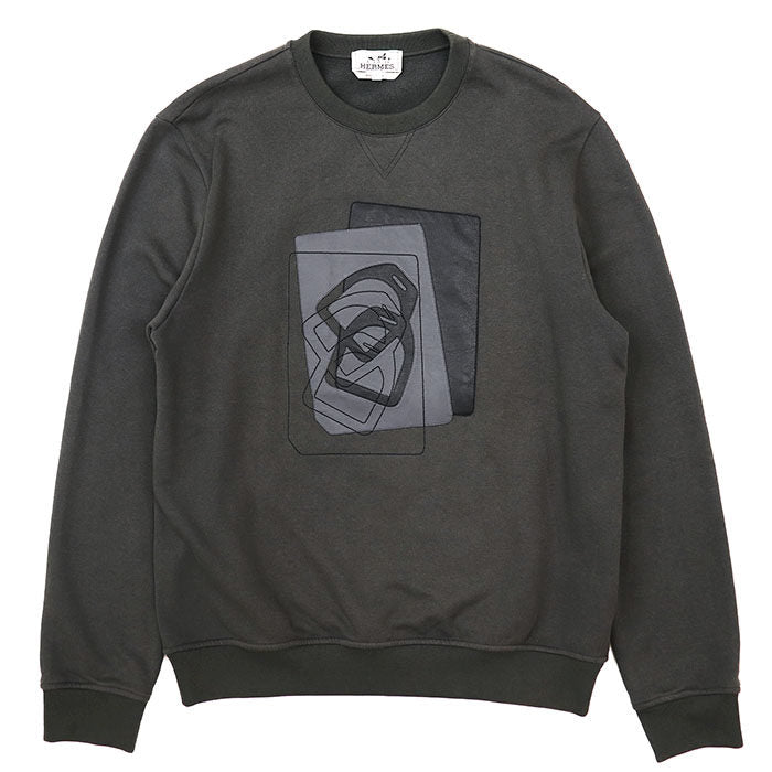 Hermes Lambskin Cotton Sweatshirt