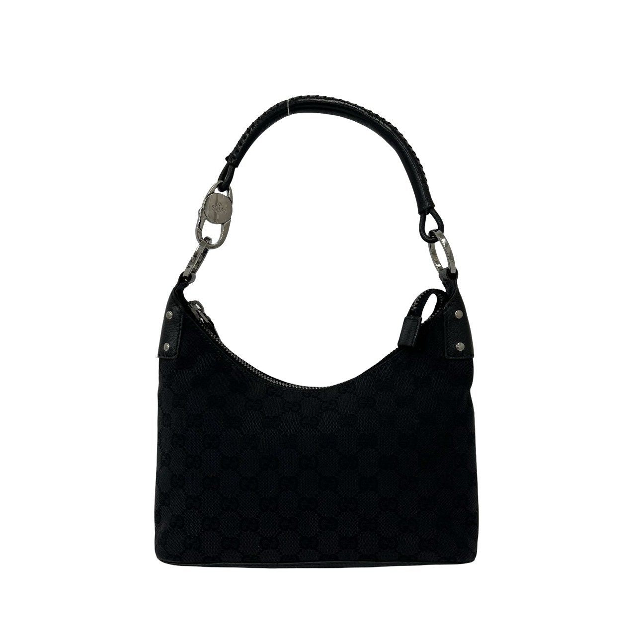 Gucci GG Canvas Leather Handbag