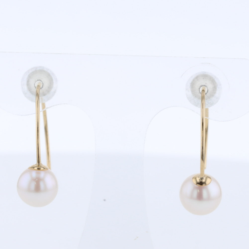 18k Gold Pearl Earring