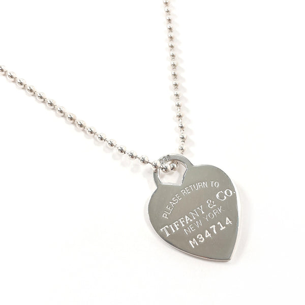 Tiffany & Co. Return to Tiffany Heart Tag Silver Necklace