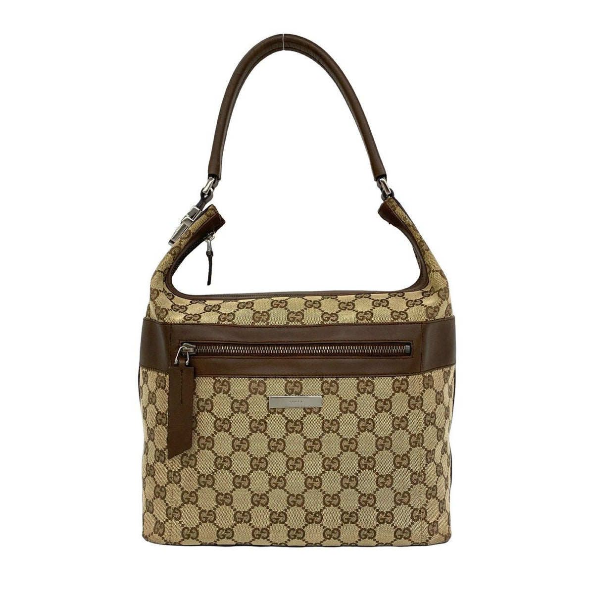 Gucci Canvas Leather Shoulder Bag