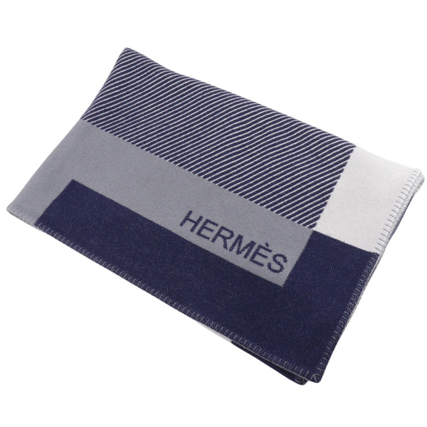 Hermes H Riviera Wool Cashmere Blanket