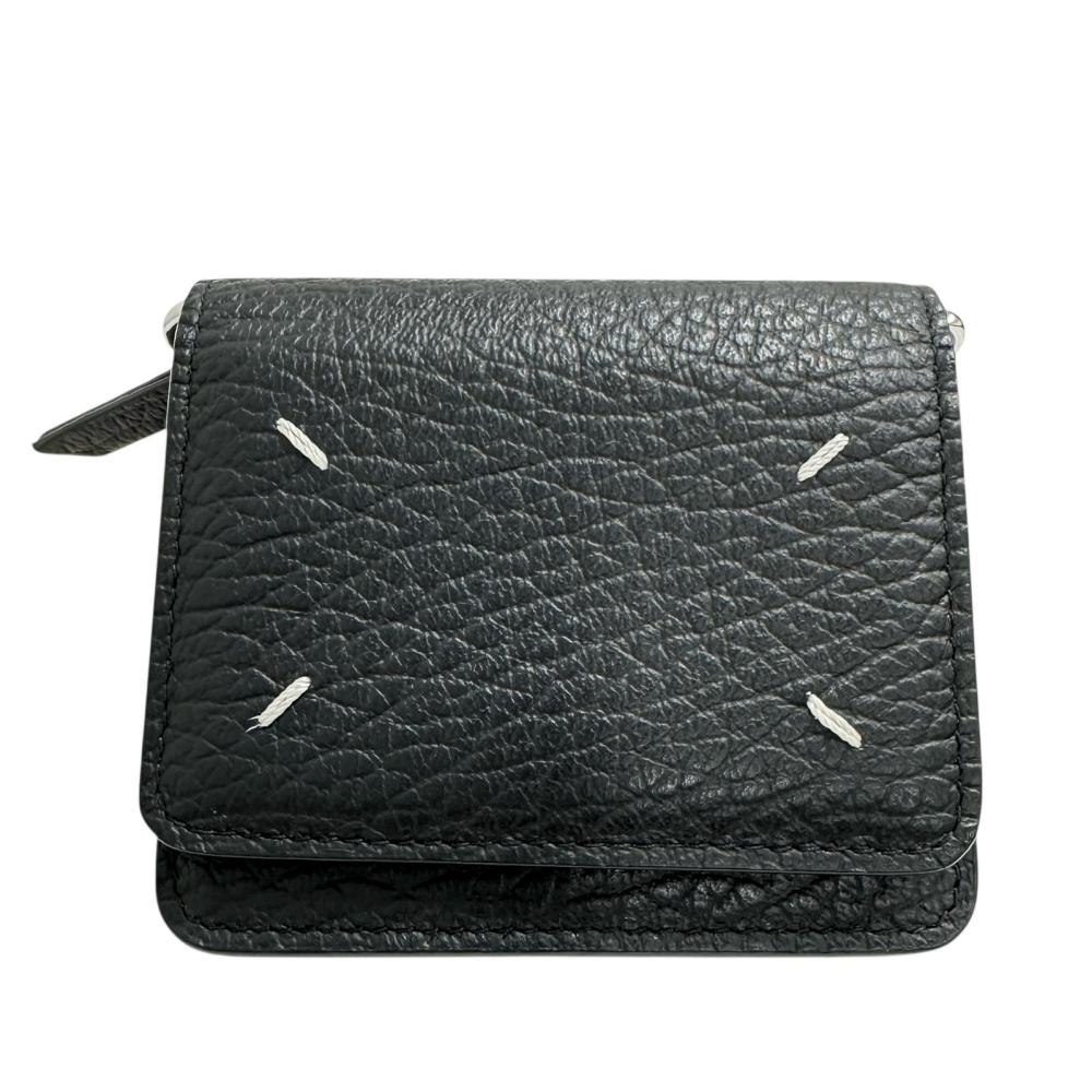 Maison Margiela 4 Stitch Leather Wallet Chain
