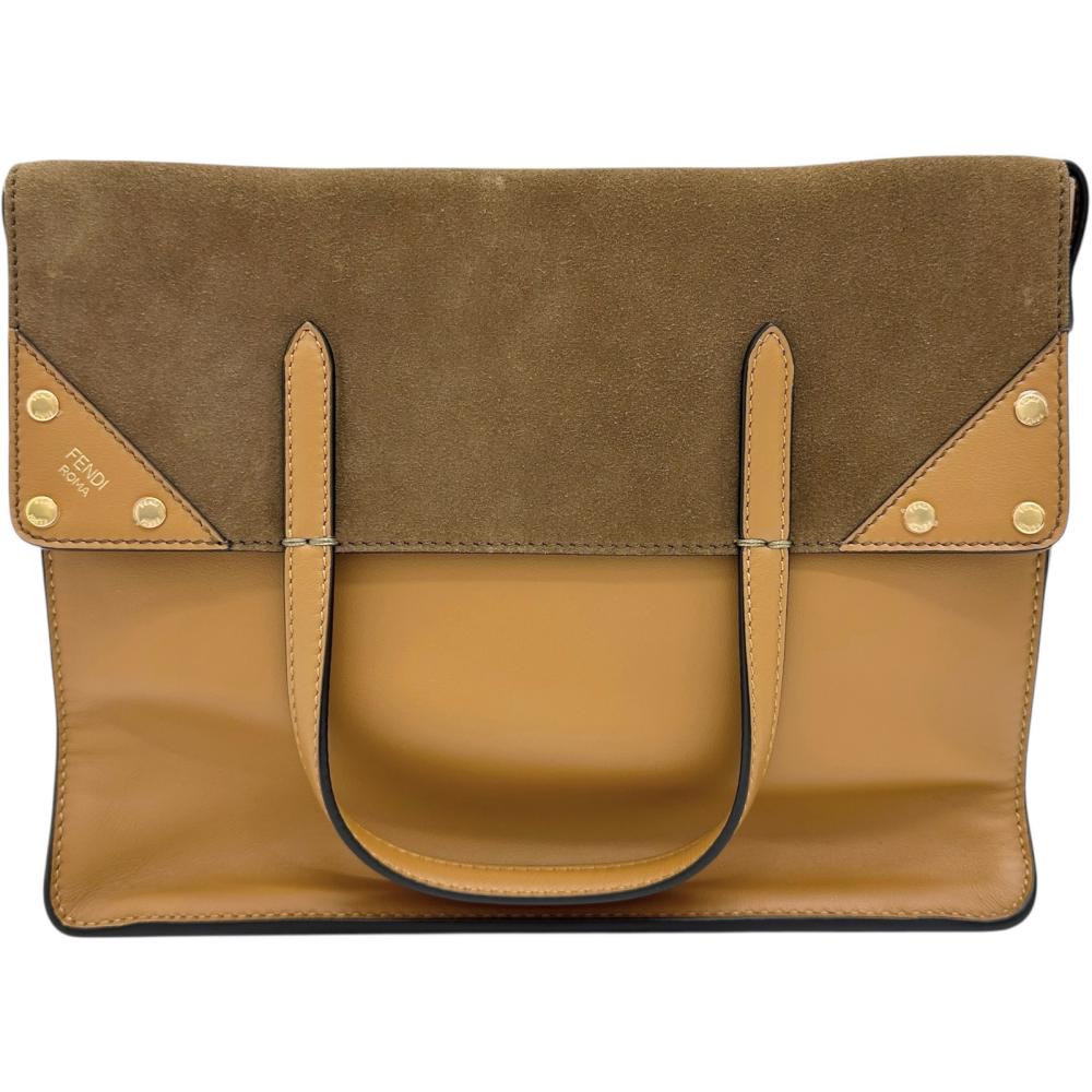 Fendi Flip Large Leather 2way Bag