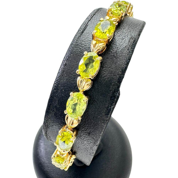 Peridot Au750 Bracelet