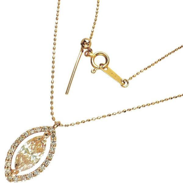 Au750 Brown Diamond Diamond Necklace