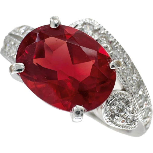 Koutaku Takahata Au750 Andesine Diamond Ring