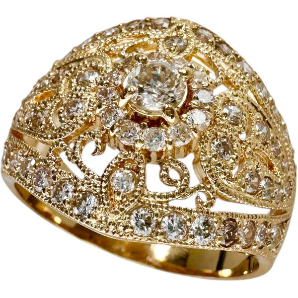 Au750 Diamond Ring