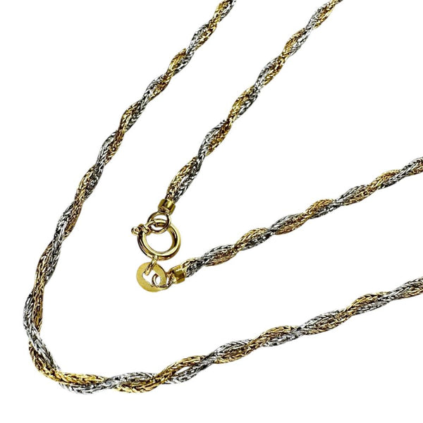 Au750 Au585 chain necklace