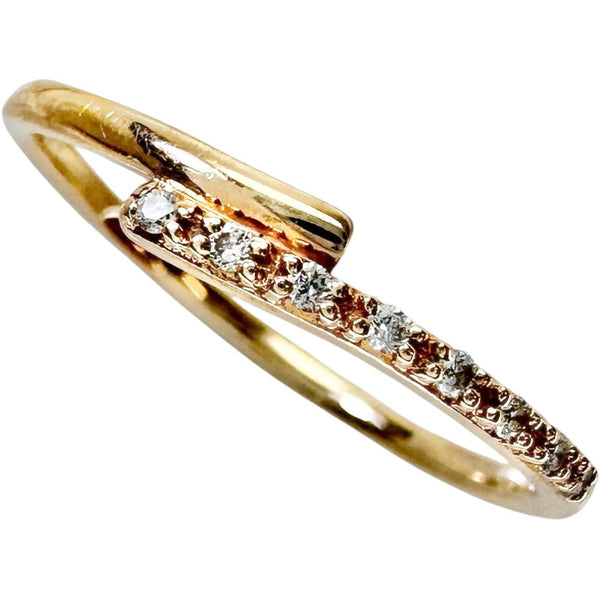 ete K10 Gold Diamond Ring