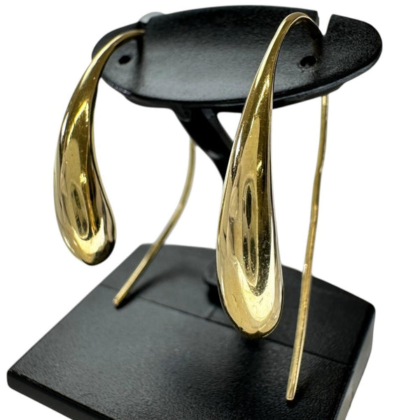 Au750 Hook Earrings