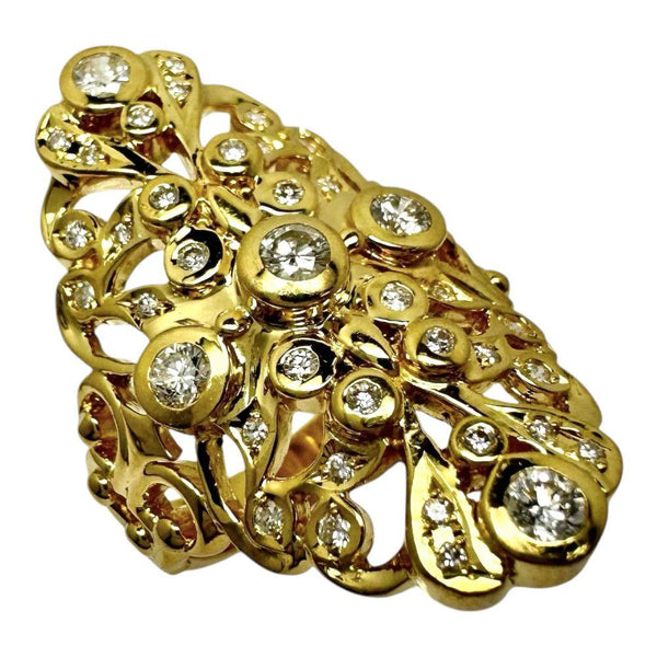 Au750 Diamond Ring