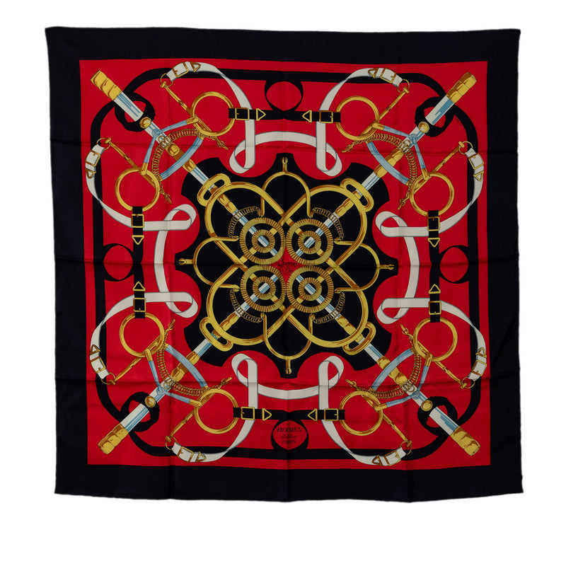 Carré Eperon d'Or Silk Scarf