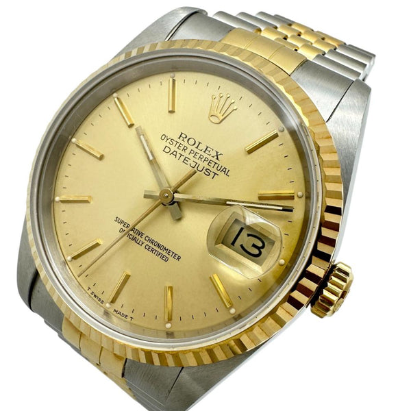 Rolex Datejust Stainless Steel Au750 Watch
